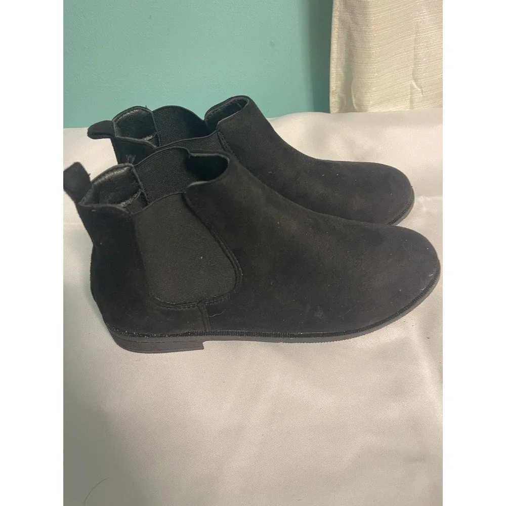 Chelsea Booties Womens‎ Black Casual Boots Size 9 Bin2